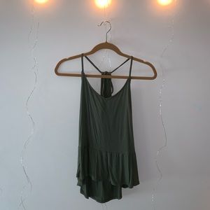 Green Babydoll Tank